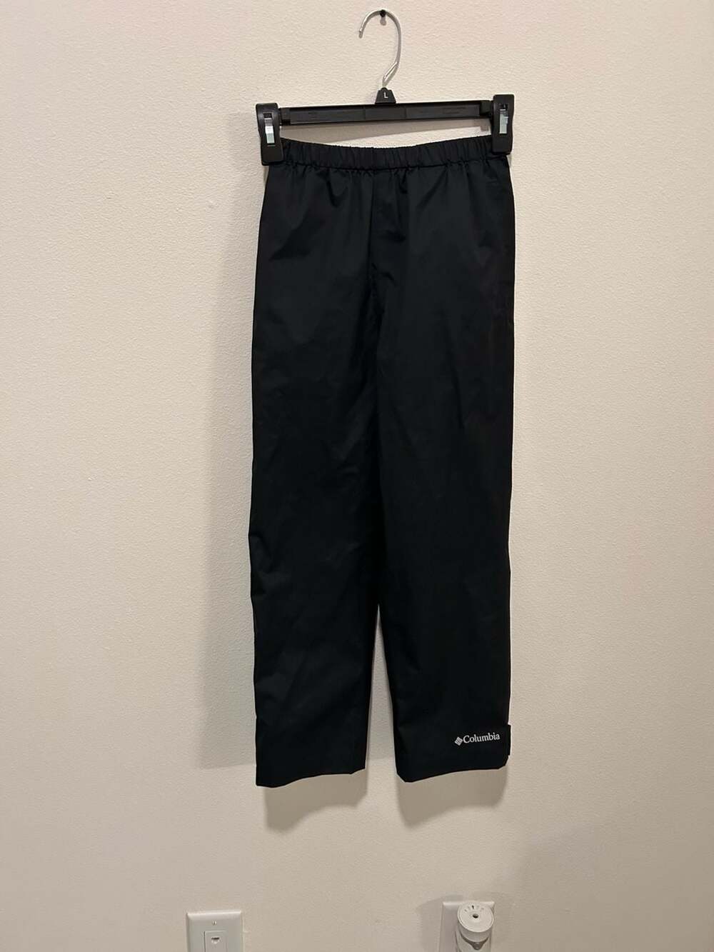 Columbia Kids Rain Pants Size S Black